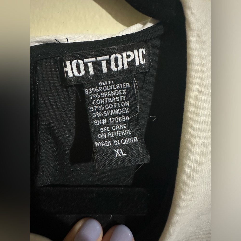 Hot Topic Wednesday Addams Collar Black Dress. - Picture 7 of 8